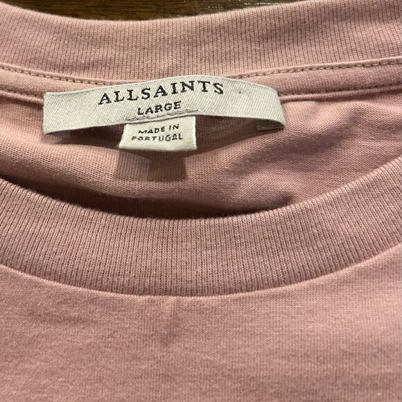 All Saints Revolve Cotton Coni Tank Top in Morning Mauve Size Large NEW 175.00 - Picture 14 of 14